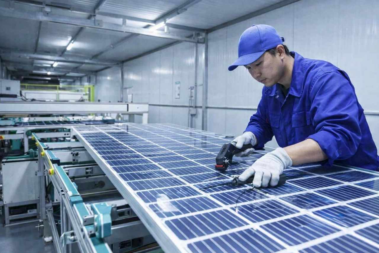 Automation of Manufacturing Processes in Solar Industry